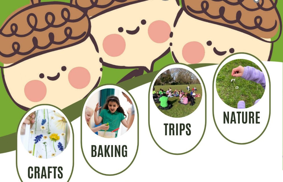 Acorns Camp poster - Themes and dates 